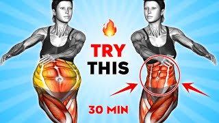 ➜ 30 Min Workout to Lose 2 Inches of Side Fat Fast | Burn Waist & Belly Fat for Women at Home