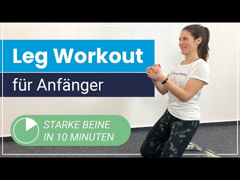 10 Min LEG WORKOUT ➡️ Trainiere jetzt Deine Beinmuskulatur mit uns!