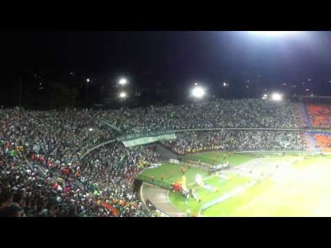 "Locos de la cabeza, haciendo descontrol .." Barra: Los del Sur • Club: Atlético Nacional • País: Colombia