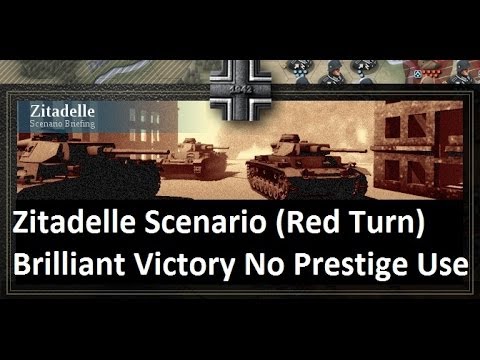 Lets Play: Unity of Command: Red Turn Scenario - Zitadelle Brilliant Victory (HD)