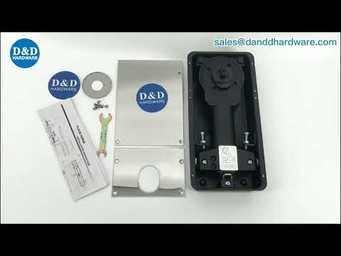 Manufacturer Supplies Commercial Frameless Glass Door Heavy Duty Iron Hydrailic Door Closer Floor Spring