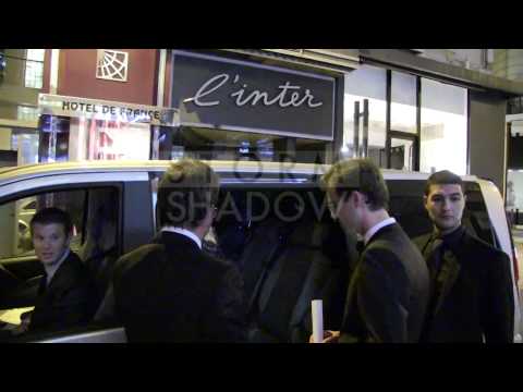 EXCLUSIVE: Robert Pattinson and Sarah Gadon at Maps to the Star after party in Cannes
