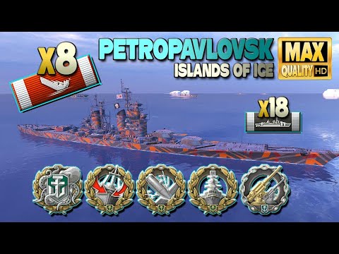 Cruiser Petropavlovsk: 310k/8 ships destroyed - World of Warships