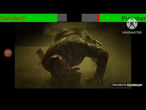 Daredevil vs. Punisher (Second Fight) With Healthbars