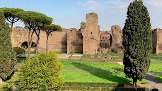 【ローマ観光】古代ローマ公衆浴場跡/カラカラ浴場（説明なし）Baths of Caracalla Rome