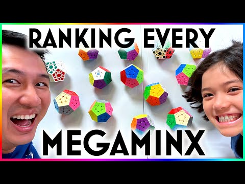 MEGA Megaminx Comparison 2021 🌈 Real Life Tier List!