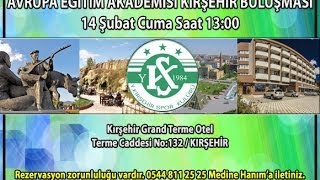 preview picture of video 'Kırşehir Eğitim Toplantısı'