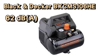 Black & Decker BXCMS106HE Kompresor bezolejový tichý 0,75kW