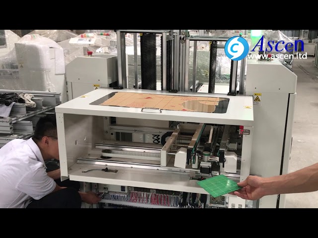 Automatic PCB Conveyor NG OK magazine SMT unloader with CE certify from ASCEN