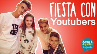 Fiesta épica con youtubers famosos en Madrid