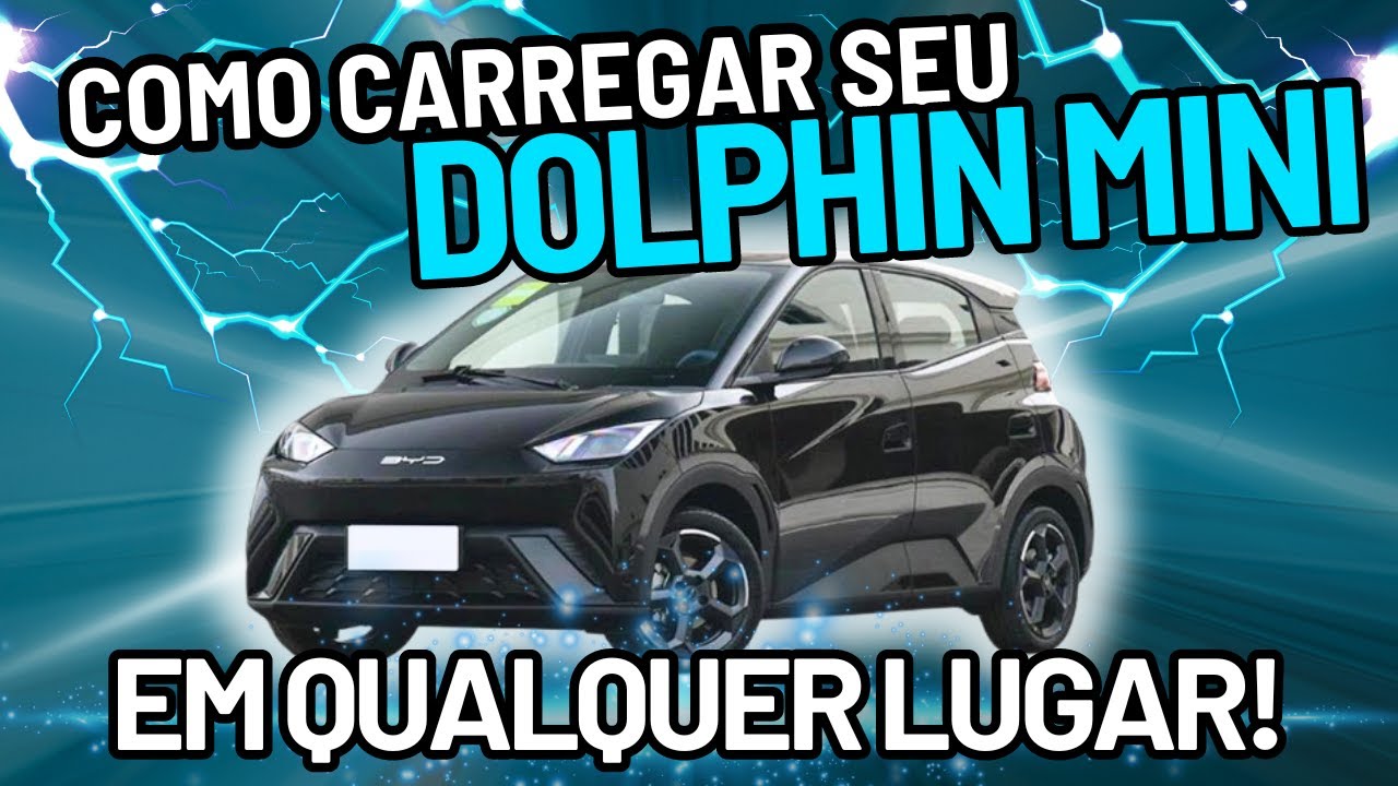 BYD Dolphin MINI CARREGANDO em qualquer tomada! O MELHOR carregador do mercado para BYD DOLPHIN MINI