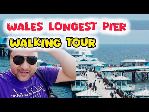 Longest Pier in Wales | Llandudno Pier | Walking Tour | Amazing Seaside Wales | Exploring wisdom