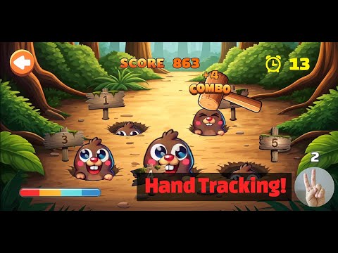 Five Moles : Hand Tracking video thumbnail