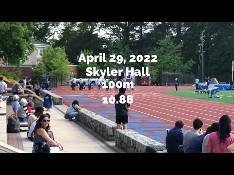 Skyler Hall class of 2023 100m 10.88 April 2023