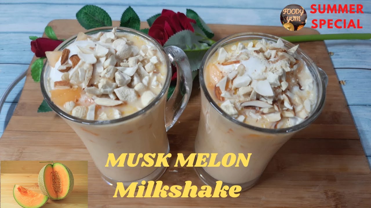 Muskmelon Milk Shake | Kharbuja Milk Shake | Musk melon juice | Muskmelon shake | how to make shake|