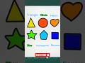 Shapes Shapes Learning For Kids Shapesforkids Shapesong Shapes