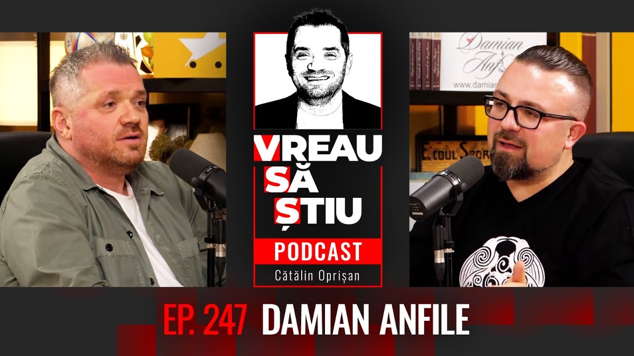 DAMIAN ANFILE: "Vikingii au ajuns la  Constantinopol cu bărcuța." | VREAU SĂ ȘTIU EP 247