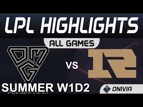 OMG vs RNG Highlights ALL GAMES LPL Summer Season 2020 W1D2 Oh My God vs Royal Never Give Up by Oniv