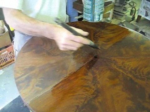 Restoring a Regency Drum Table - Thomas Johnson Antique Furniture Restoration