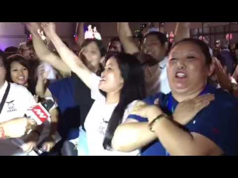 Modi in Israel - supporters