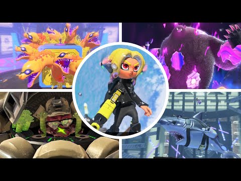 Splatoon 3 - All Bosses (Good And Bad Ending)