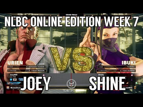 SFV CE Grand Finals - Joey (R. Mika/Urien) vs Shine (Ibuki) @ NLBC Online Edition #7