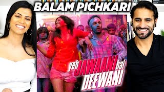BALAM PICHKARI (Holi) Song REACTION!! | Yeh Jawaani Hai Deewani | Ranbir Kapoor | Deepika Padukone
