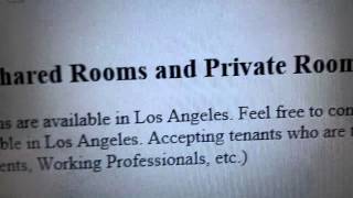 craigslist rooms for rent scams video