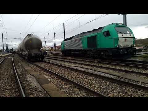 Comboios em Vilar Formoso - 23mar22  - 1ª Parte