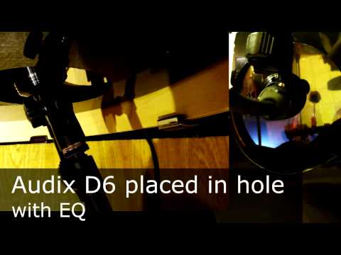 Bassdrum Microphone Comparison: Audix D6 - Samson QKick