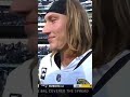 Trevor Lawrence shows CONFIDENT in teammates after WIN vs Chargers #shorts