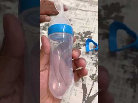 Feeding Spoon Bottle with Standing Base for Infants - 90ml