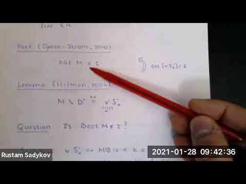 Rustam Sadykov (1/28/21): On the Lusternik-Schnirelmann theory of 4-manifolds