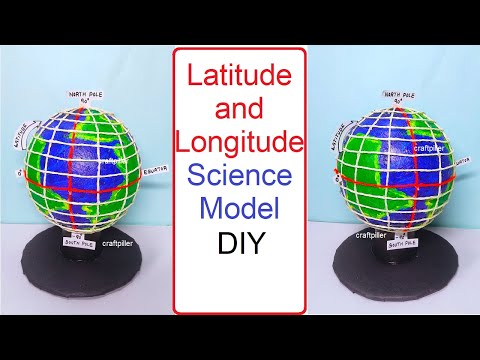 How to make Model of Globe for science project and school Exhibition Model of Earth 3d craftpiller