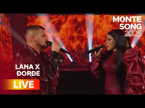 LANA X ĐORĐE - Temperatura | MONTESONG 2025 LIVE 🇲🇪