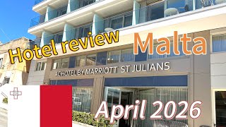 vlog 14 A C Hotel by Marriott St Julians Malta | Hotel room and buffet breakfast