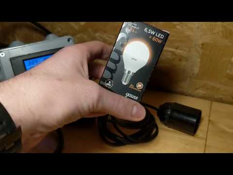 Экспресс-тест лампы Gauss 105101107 LED Шар E14 6.5W 520lm 3000K 1/10/50