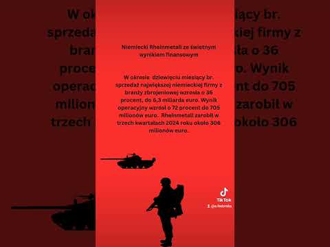 Niemiecki Rheinmetall zyskuje na obecnej  sytuacji geopolitycznej#Rheinmetall , #niemcy🇩🇪