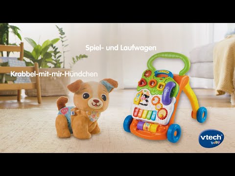 Der Spiel  und Laufwagen & das Krabbel mit mir Hündchen von VTech