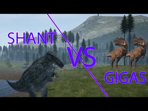 Shant Vs 2 Gigas - The Isle Legacy