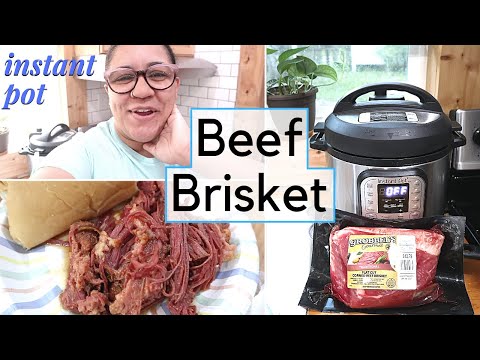 Pressure Cooking Beef Brisket In An Instant Pot & HUGE...