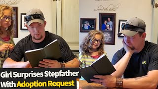 Step Daughter Surprises Her Stepfather With Adoption Papers | Try Not To Cry