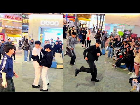 [STREET ARTIST] ONE OF. WITH AUDIENCE. INTERACTIVE SINCHON BUSKING. 250401.