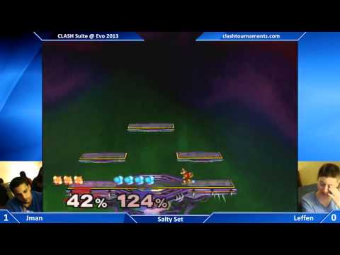 CLASH Suite at Evo 2013 - Leffen vs Jman - SSBM