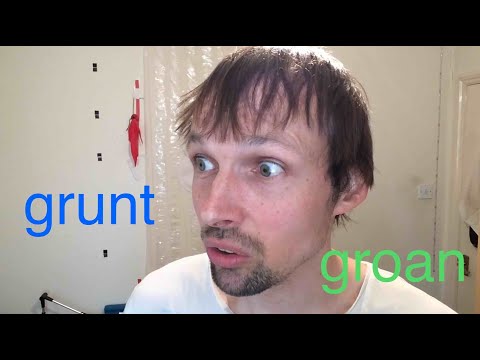 Difference between grunt and groan