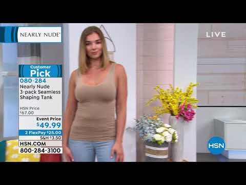 Nearly Nude 3pk Seamless Shaping Tank