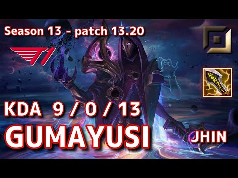 【KRサーバー/C1】T1 Gumayusi ジン(Jhin) VS カイサ(Kai'sa) BOT - Patch13.20 KR Ranked【LoL】