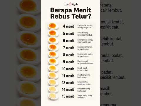 Berapa Menit Rebus Telur Sesuai Tingkat Kematangan yang Kamu Mau #ibudanayah