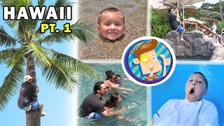 Splash Time in Hawaii! Riding a Water Elevator @ GRAND WAILEA! (FUNnel Vision Trip to Maui Part 1)