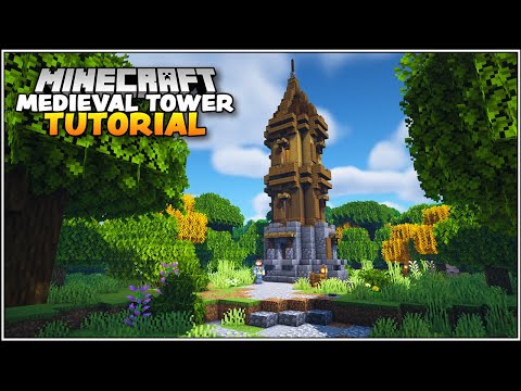 Minecraft Medieval Tower Tutorial [How to Build]